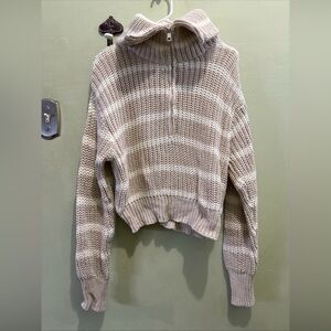 American eagle Cozy Beige Knit Sweater